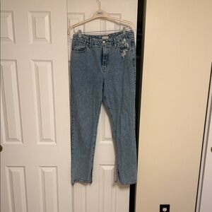 Good American Light Blue Straight Leg Jeans